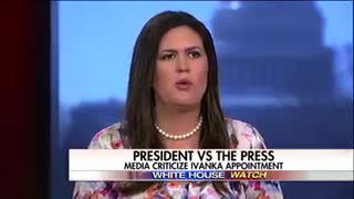 Sarah Huckabee Sanders: "The only war on women [is against women] close to this president."