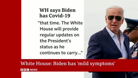 Biden under new pressure from top Democrats as Covid halts campaign | BBC News