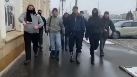 This is how the government sponsored Ukrainian neo-Nazis are terrorising their local population