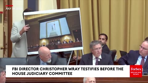 Thomas Massie Plays FBI Director Chris Wray Video Of President Biden Talking About Jan. 6