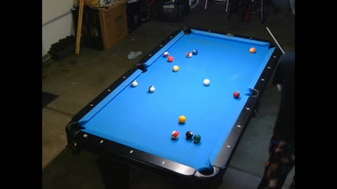 8-Ball Practice Rack; Some Decent Position Play