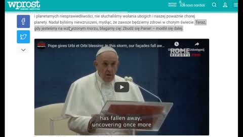 Franciszek apeluje o globalny rozejm i woła "obudź się panie"!