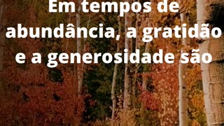 #gratidãoegenerosidade