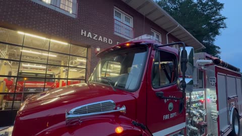 Hazard Fire Department Tour