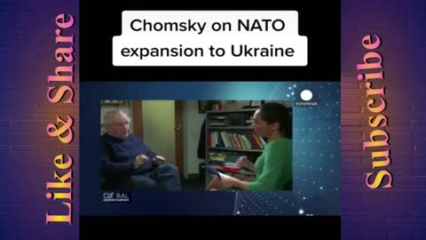 Chomsky in 2015, Ukraine's desire to join NATO unacceptable to any Russian leader"