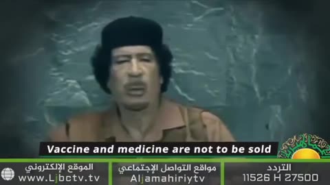 Gaddafi tried to warn the world