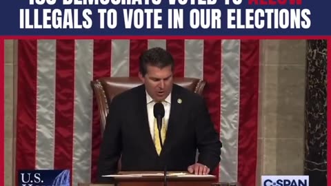 “THE BILL IS PASSED” 198 Democrats Voted to Allow Illegals to Vote in Our Elections!