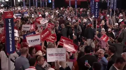 Republicans celebrate the first night of RNC.mp4