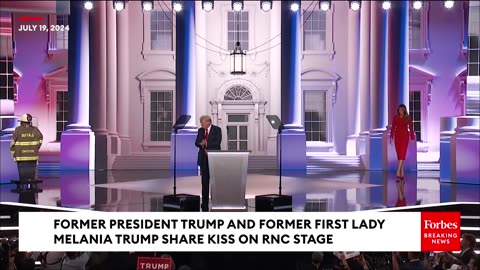 VIRAL MOMENT: Melania Trump Joins Husband On Stage As RNC Draws To A Close