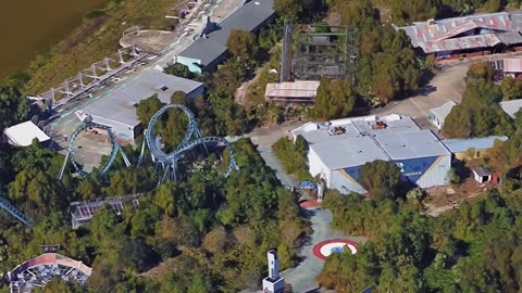 The Abandoned Six Flags New Orleans 🇺🇸 #sixflags #abandoned #neworleans #nola #us #park