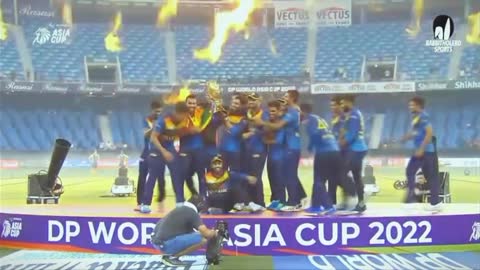 Dasun Shanaka | Player of Sri Lanka | Asia Cup Final Trophi.