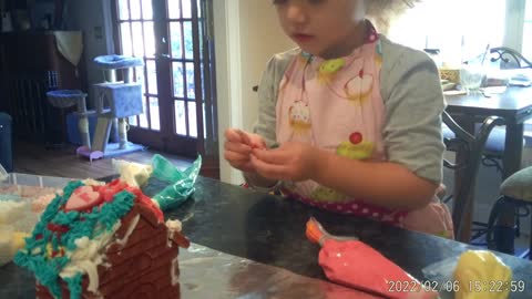 The Grandbaby Makes a Cookie House
