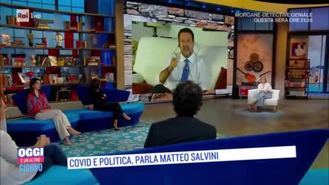 🔴 Matteo Salvini a "Oggi è un altro giorno" (RAI 1, 28/09/2021)