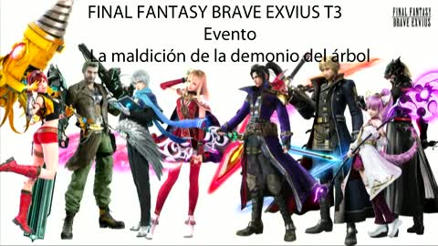 FF Brave Exvius HD Escenas Evento La maldición de la demonio del árbol (Sin gameplay)