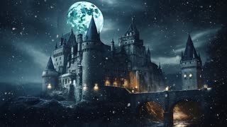 Medieval Castle in Winter - Beautiful Medieval Celtic Music - 2024