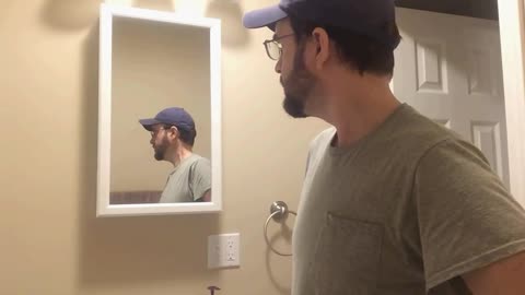Horrifying haunted mirror captured on camera