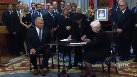 Canada: Ontario accession ceremony for King Charles III at Queen's Park – September 12, 2022