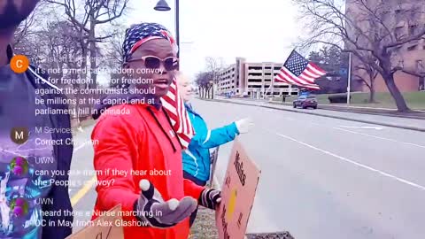 Freedom Fox, Live at the weekly Medical Freedom rally in Rochester, NY!