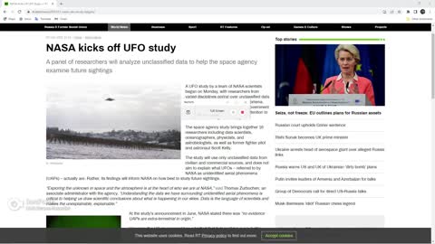 NASA researches UFOs