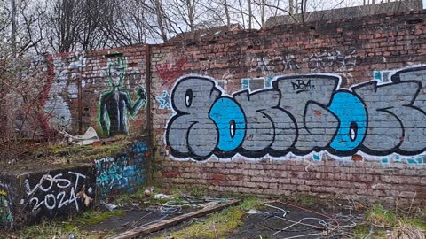 Glasgow graffiti warehouse