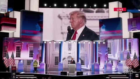 Trump Honors the Killed Firefigher at RNC2024