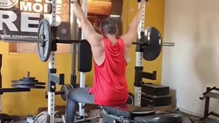 65 yr old CABLE Neutral wide PULL-DOWNS set 2- 95x10r 🎥 MONDAY NOV 13th PRESSES / PULL-UPS