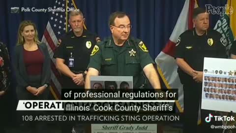 Sheriff Grady Judd Polk County Florida arrests anothe 108 in pedophile sting!