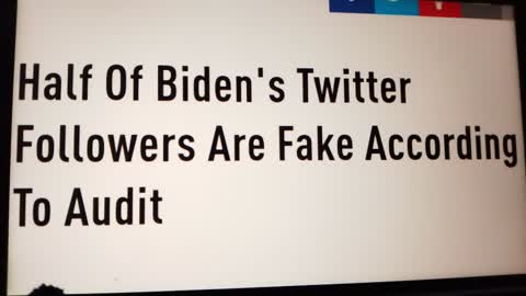 Half of Biden Twitter followers are fake and so is Biden