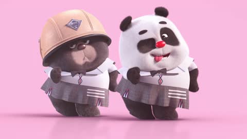 Bamboo Panda & Dundun Couple Dance Must Watch