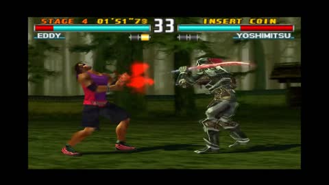 Tekken 3 (PS1) - Eddy Gordo (Arcade Mode) 4k 60fps
