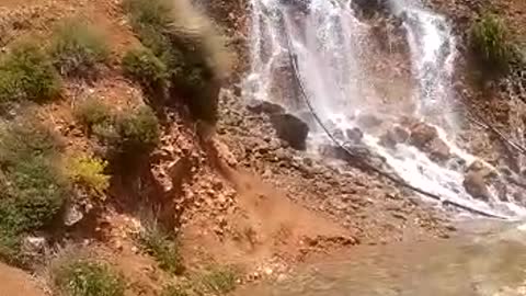 Natural waterfalls and springs