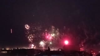 #Fireworkshow, on the Beach.