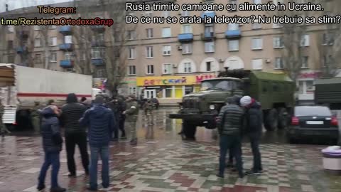Rusia trimite camioane cu alimente in Ucraina. Asta de ce nu apare in mass-media?