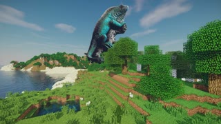 Minecraft Iguana Statue Build