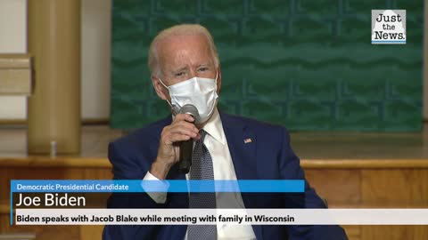 Biden speaks with Jacob Blake while meeting with family in Wisconsin