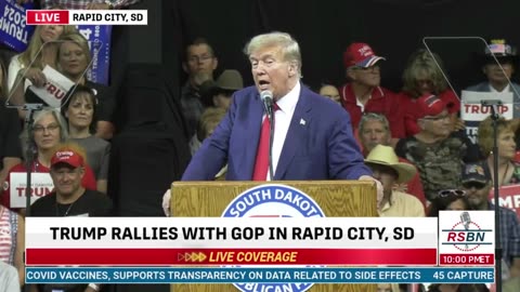 FULL SPEECH President Donald J. Trump Visits Rapid City, South Dakota - Sept. 8, 2023