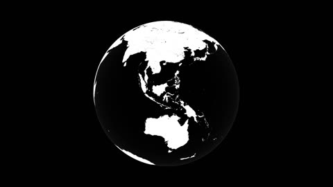 Planet black and white view..