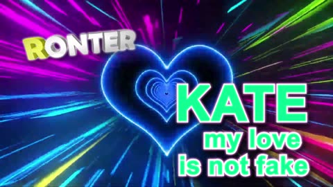 Kate, my love is not fake - Ronter