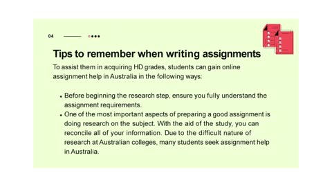What are the tricks to writing comprehensive assignments?