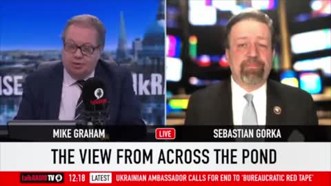 What about the BioLabs in Ukraine? Seb Gorka with Mike Graham on talkRadio