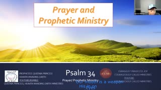 Psalm 34, Prayer and Prophetic Ministry