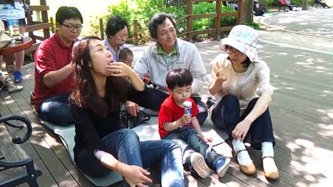 korean family desert time