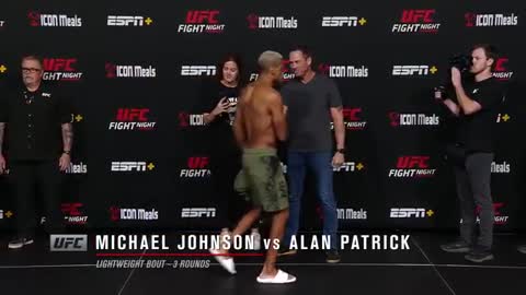 UFC Vegas 54- Weigh-In Faceoffs