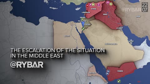 ►🚨▶ ⚡️⚡️🇮🇱⚔️🇵🇸 Rybar Review of the Middle East on July 19-25 2024