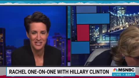 Rachel Maddow's Reaction To An Unhealthy Looking Hilary Coughing Up A Lung Is Something To Behold