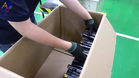 Process Of Making Whiteboard Markers. Pen Factory In Korea