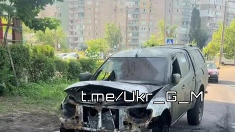 Partisans Burned Another TCC Vehicle in Kiev