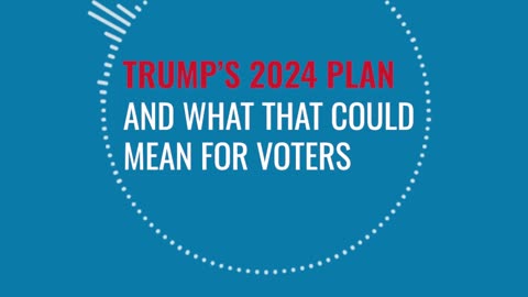 Trump's NEW 2024 Plan