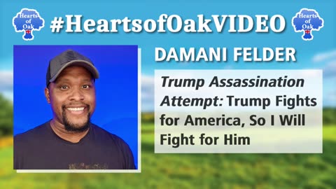 Damani Felder - Trump Assassination Attempt: Trump Fights for America, So I Will Fight for Him