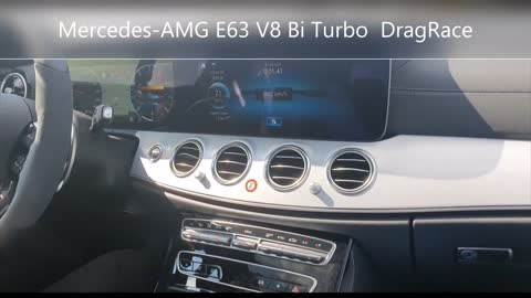 CHECK the Mercedes Benz AMG 63 V8 bi turbo Drag Race